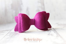 Load image into Gallery viewer, Chunky double felt bows (23 Colours)