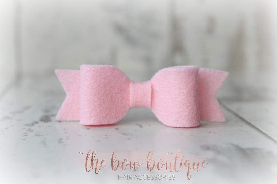 Small felt bows | 25 Colours | Clip or headband